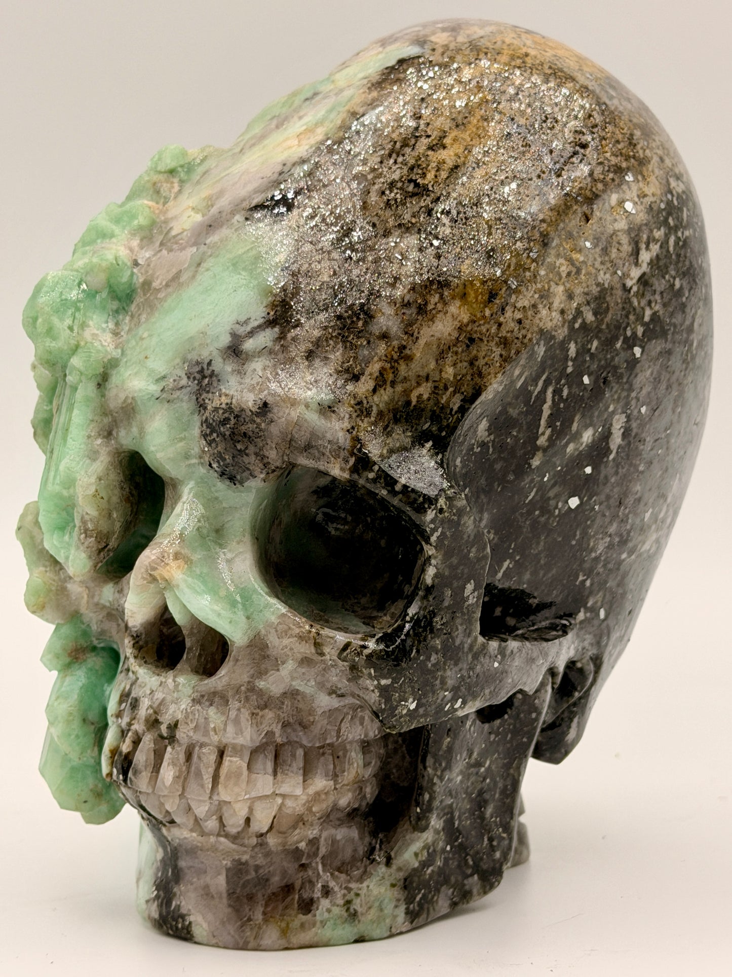 Emerald skull