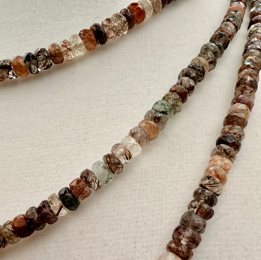Rainbow Rutile Quartz Necklaces