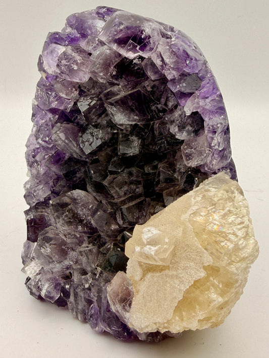 Amethyst and Calcite Free forms
