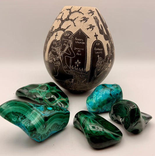 Chrysocolla & Malachite