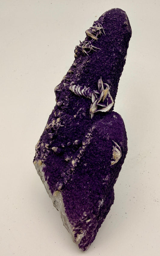 Purple Fluorite and Quartz wands