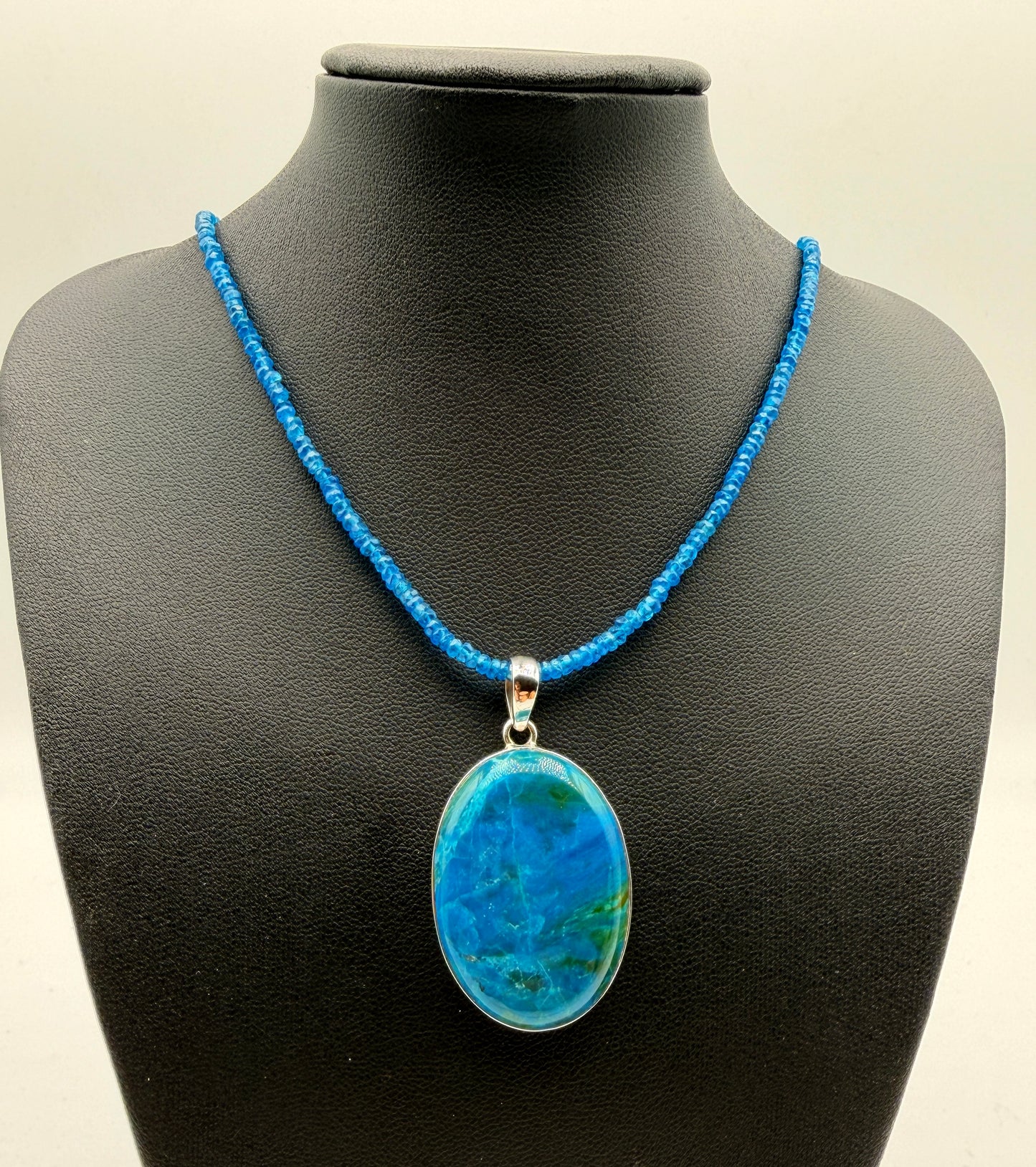 Blue Neon Apatite Necklaces