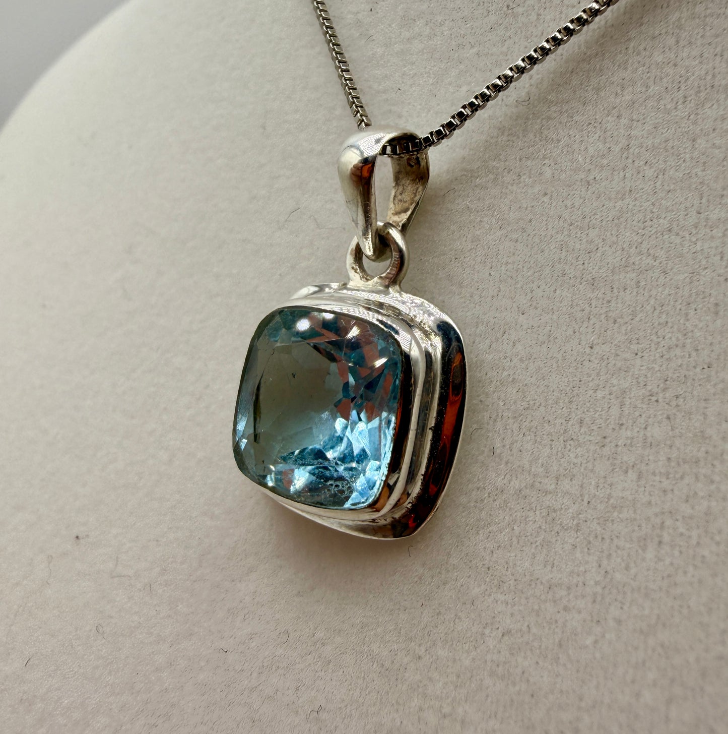 Blue Topaz Pendants
