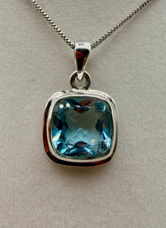 Blue Topaz Pendants