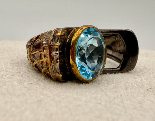 Blue Topaz Ring