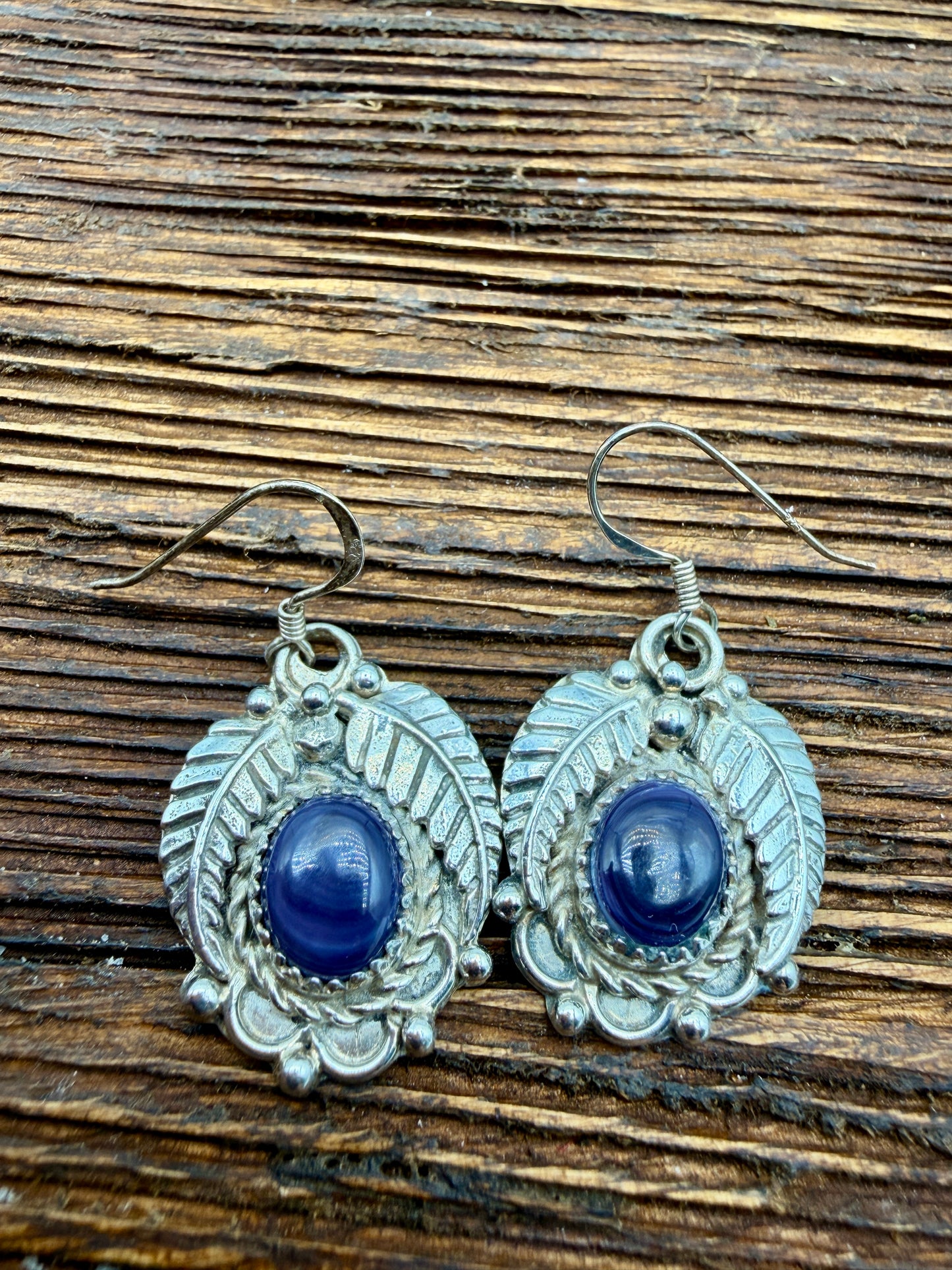 Wampum and Feather Earrings