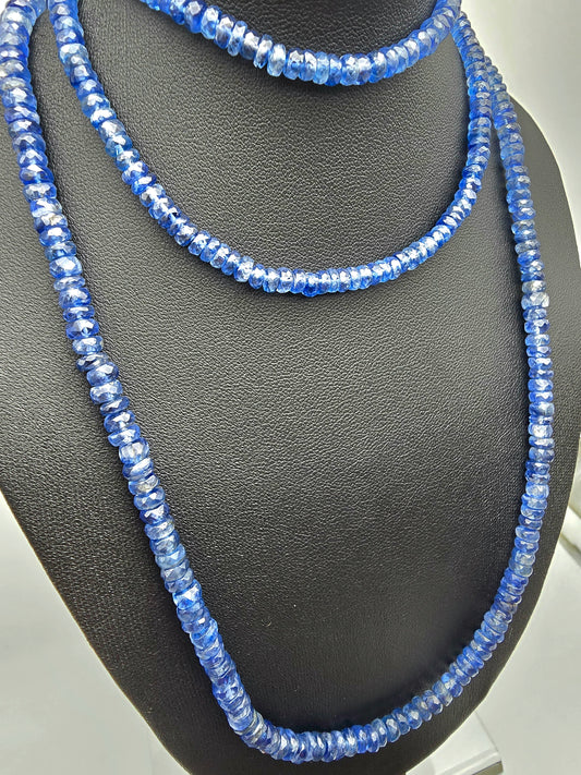 Kyanite Blue Faceted Necklace