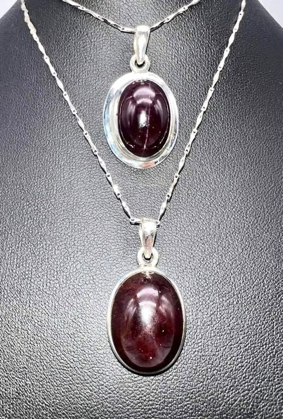 Star Garnet Pendants