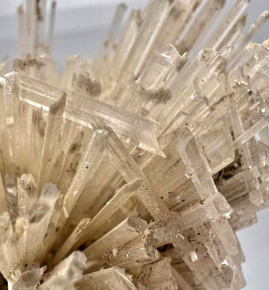 Mesolite Crystalline Cluster