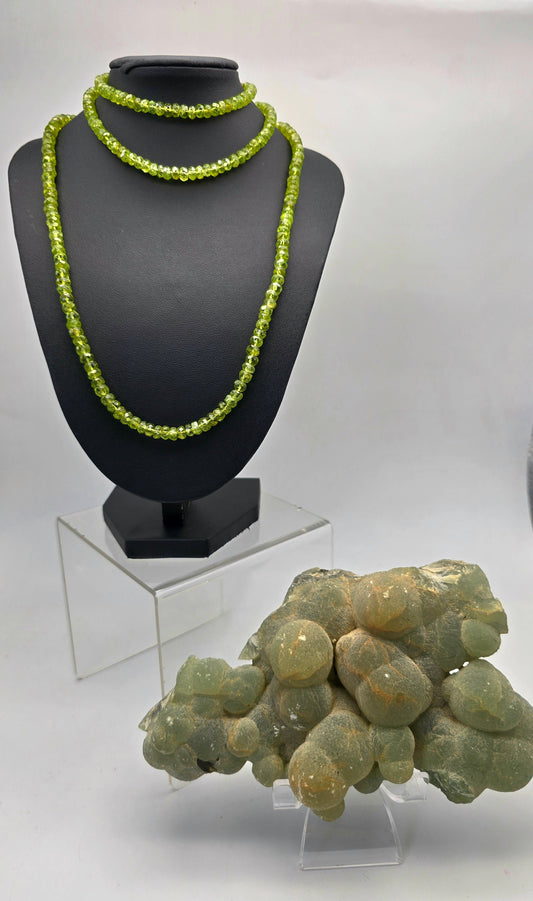 Peridot Faceted Necklace