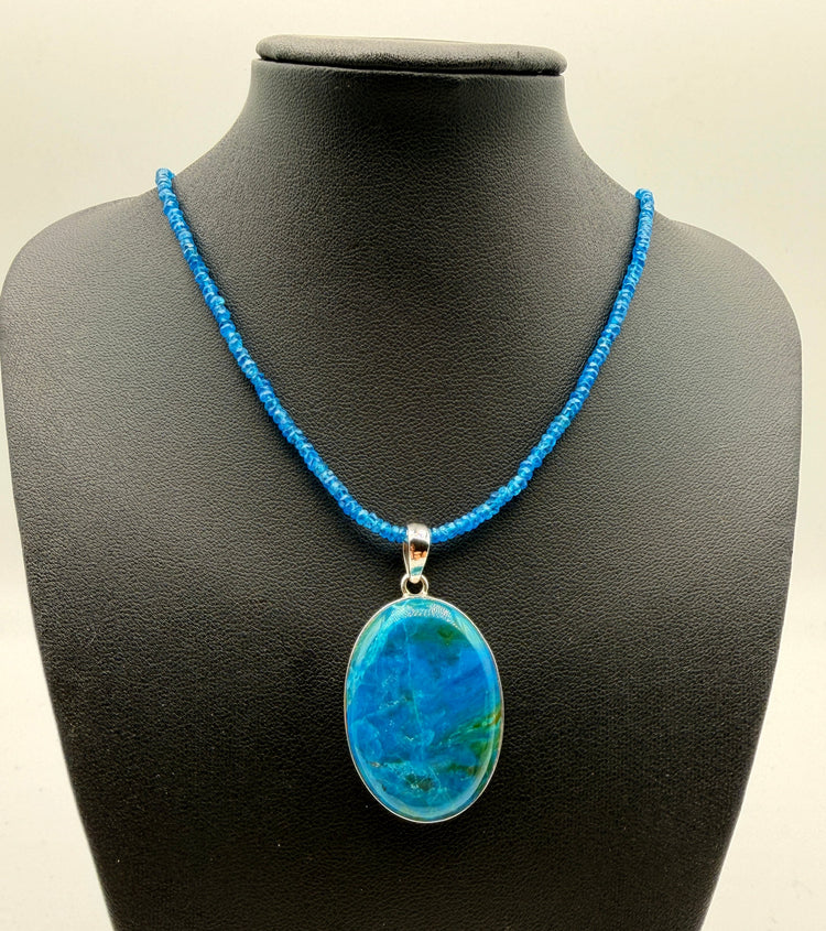 Blue Opal & Blue Apatite Set