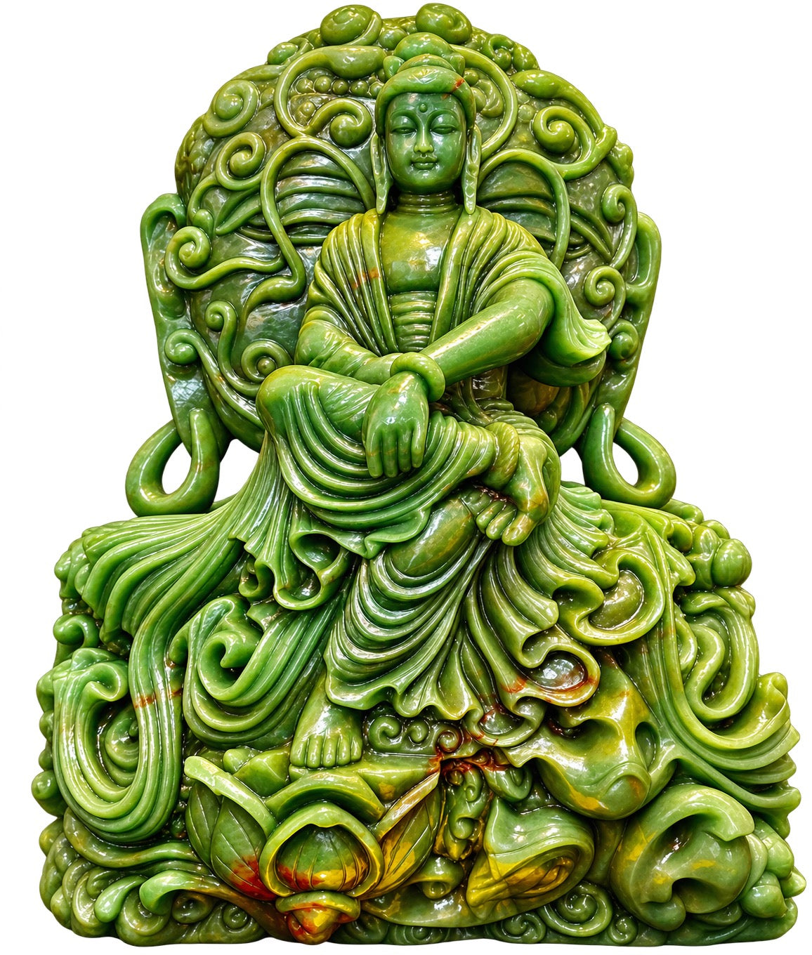 Hand-Carved Crystal Deity Statues & Sacred Altars