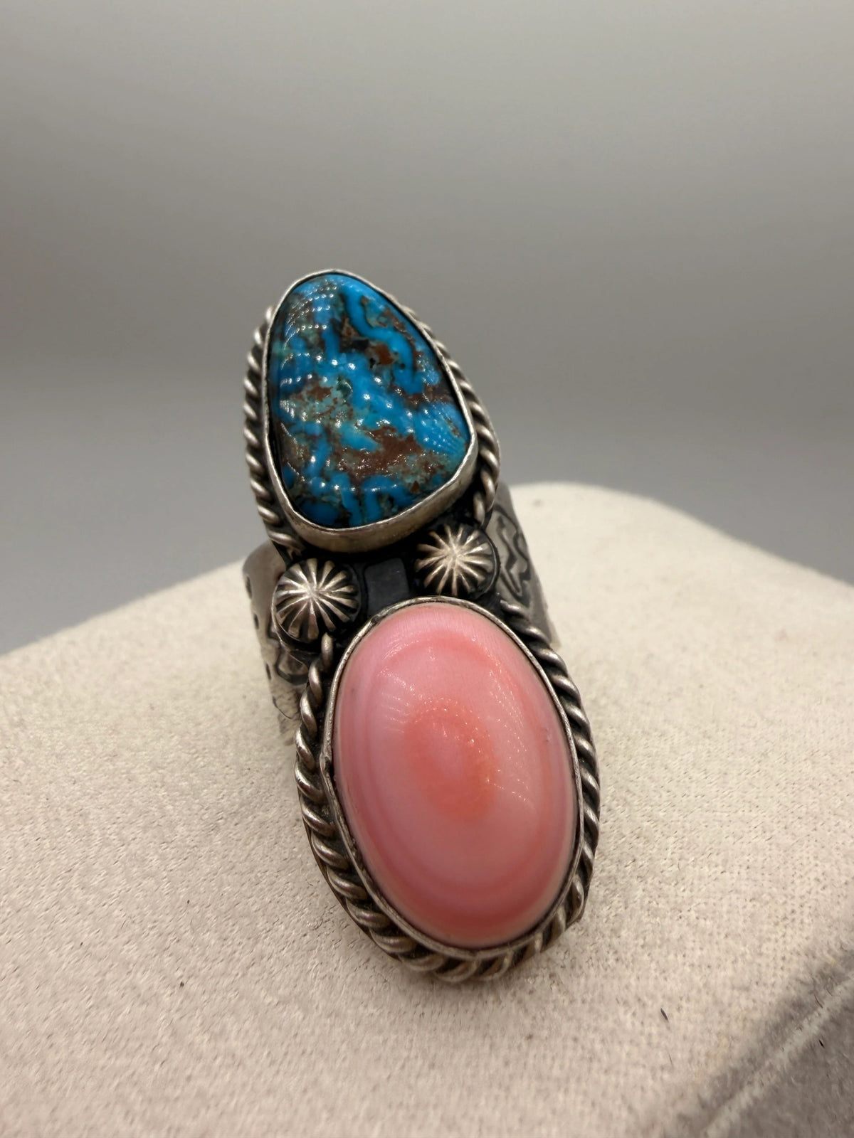 Bisbee Turquoise sterling silver ring