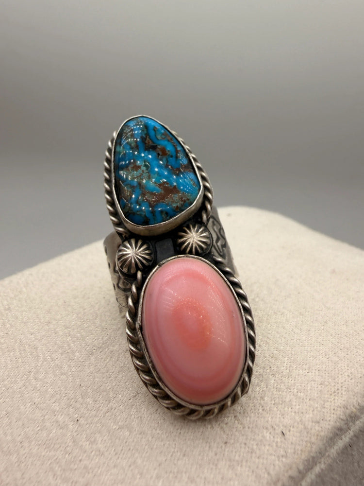 Bisbee Turquoise sterling silver ring