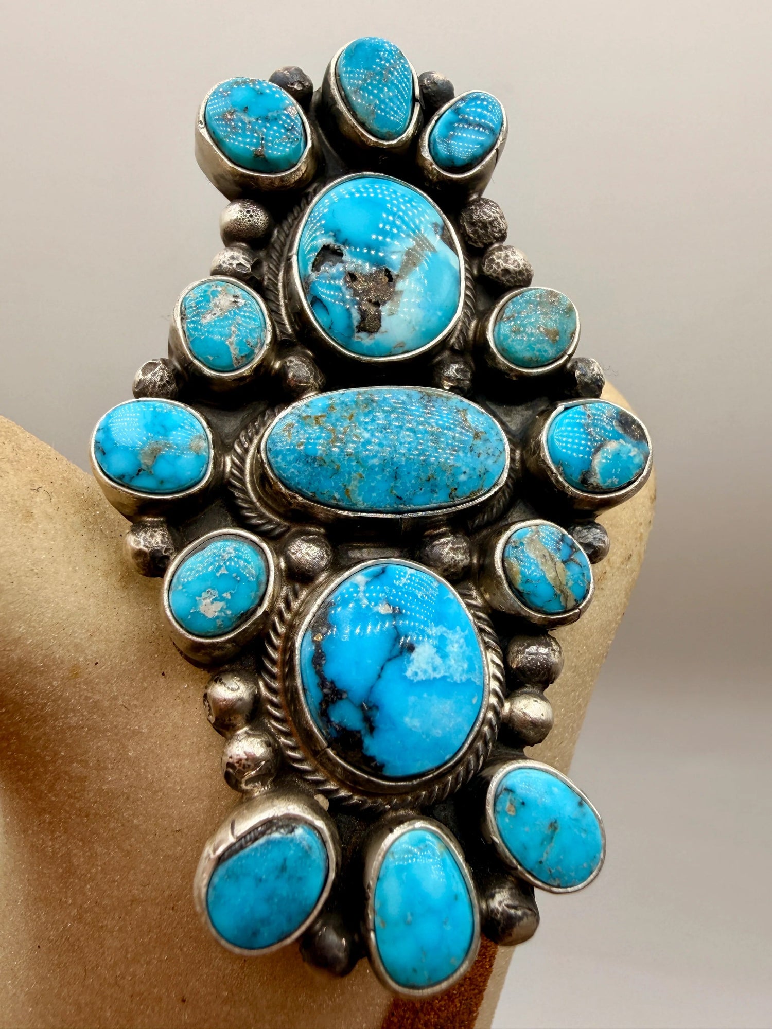 Authentic Whitewater Turquoise sterling silver jewelry handcrafted by Native American artists at Lifted Realm.