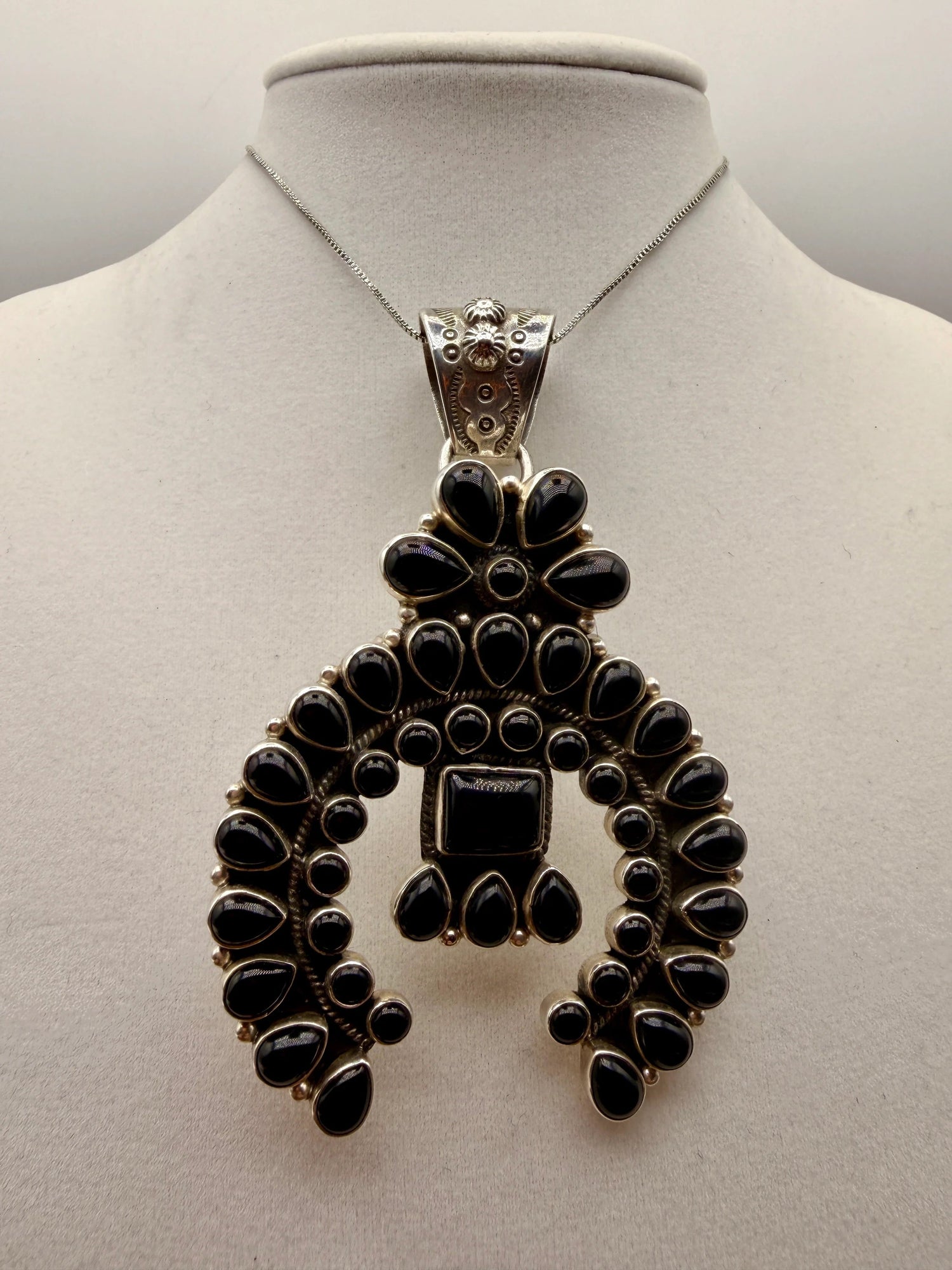 Black Onyx sterling silver Native American and Southwestern-style jewelry at Lifted Realm.