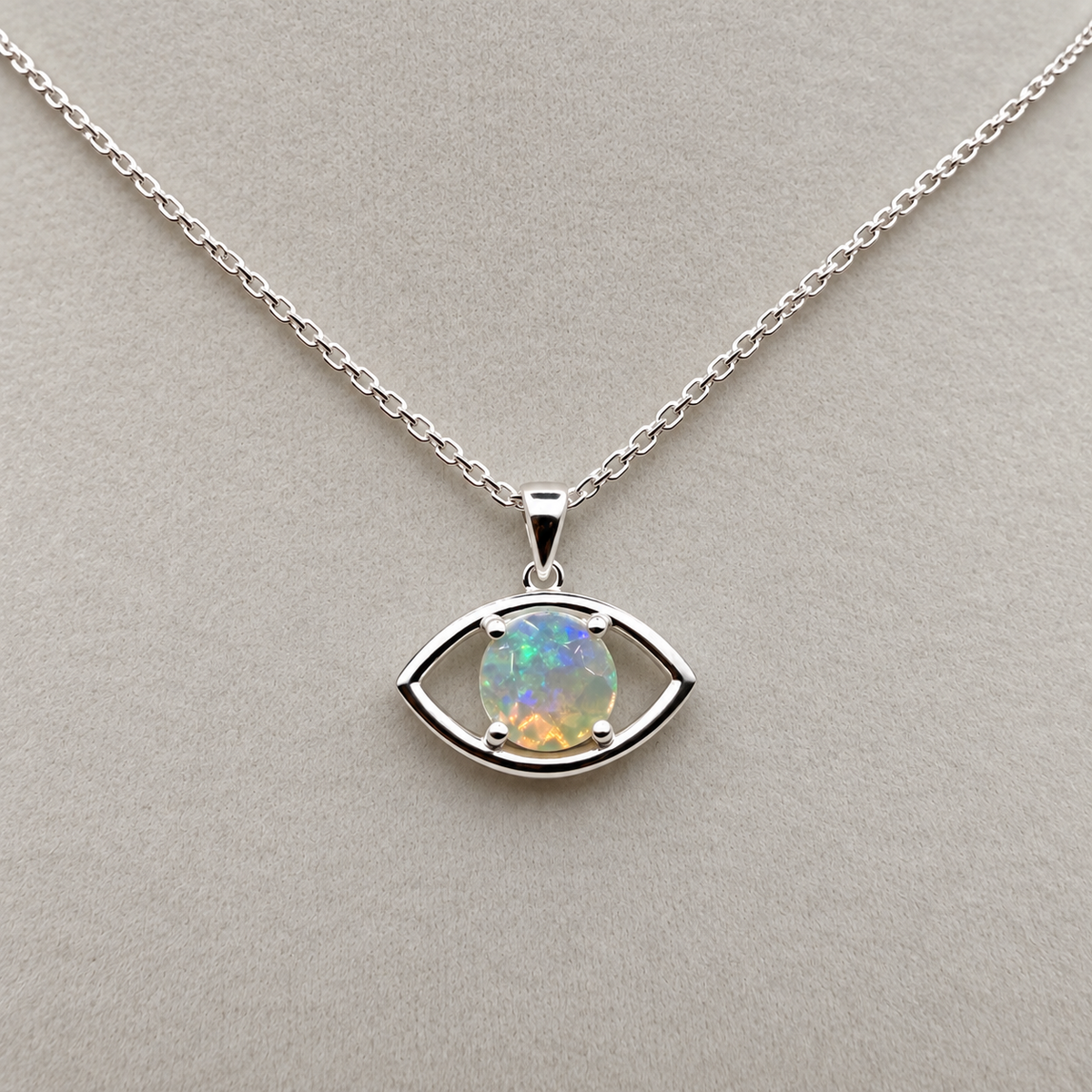 Natural Opal eye pendant #3