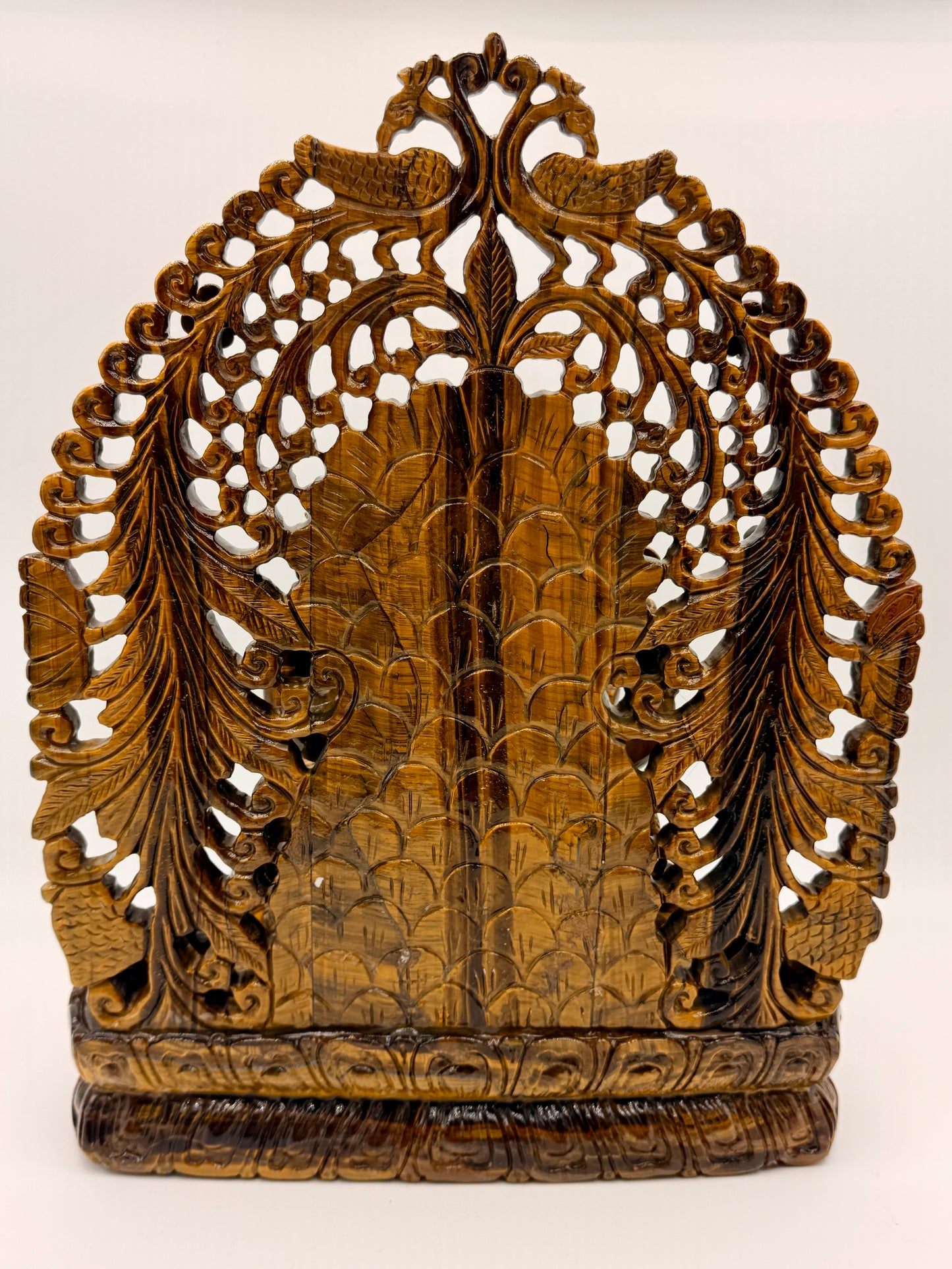 Tiger Eye Ganesha Filagree Altar