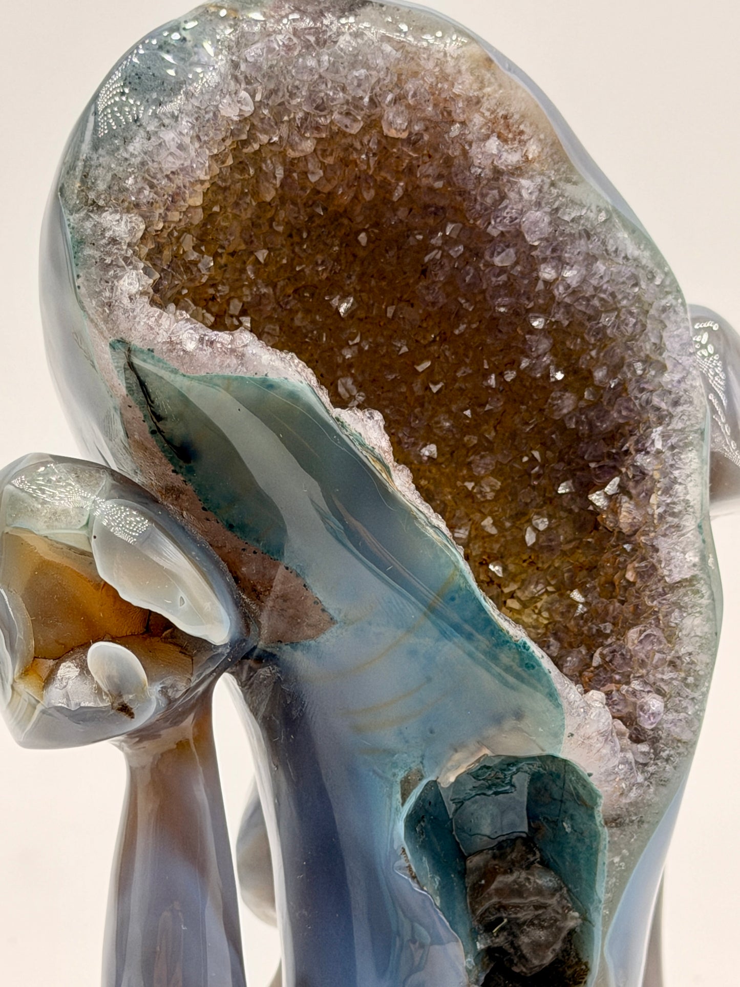 Blue Chalcedony Mushrooms