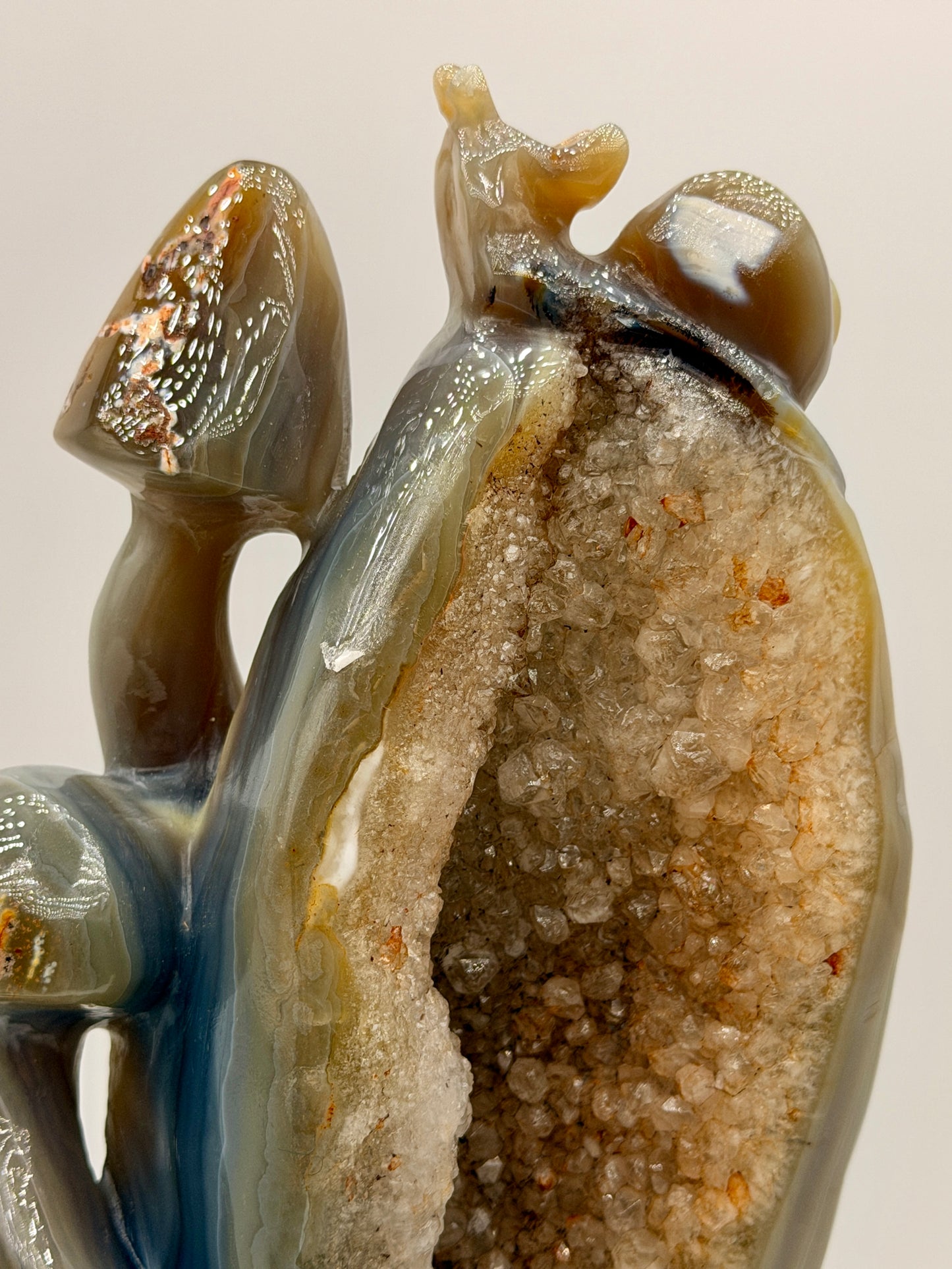 Blue Chalcedony Mushrooms
