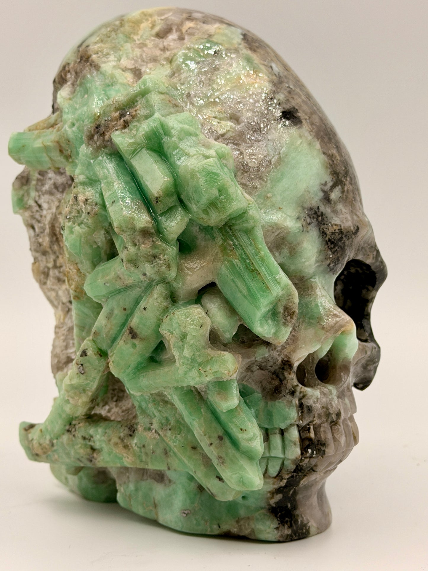 Emerald skull