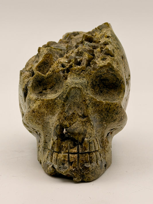 Epidote Skull