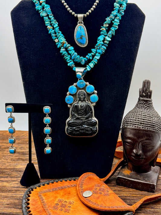 Ithaca peak Turquoise Pendants