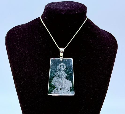 Jade Quan Yin Pendant