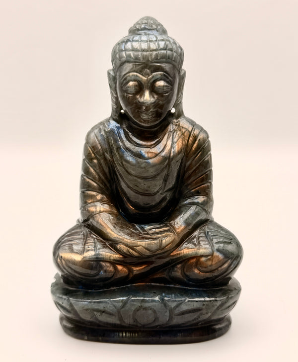 Labradorite Meditation Buddha Altar