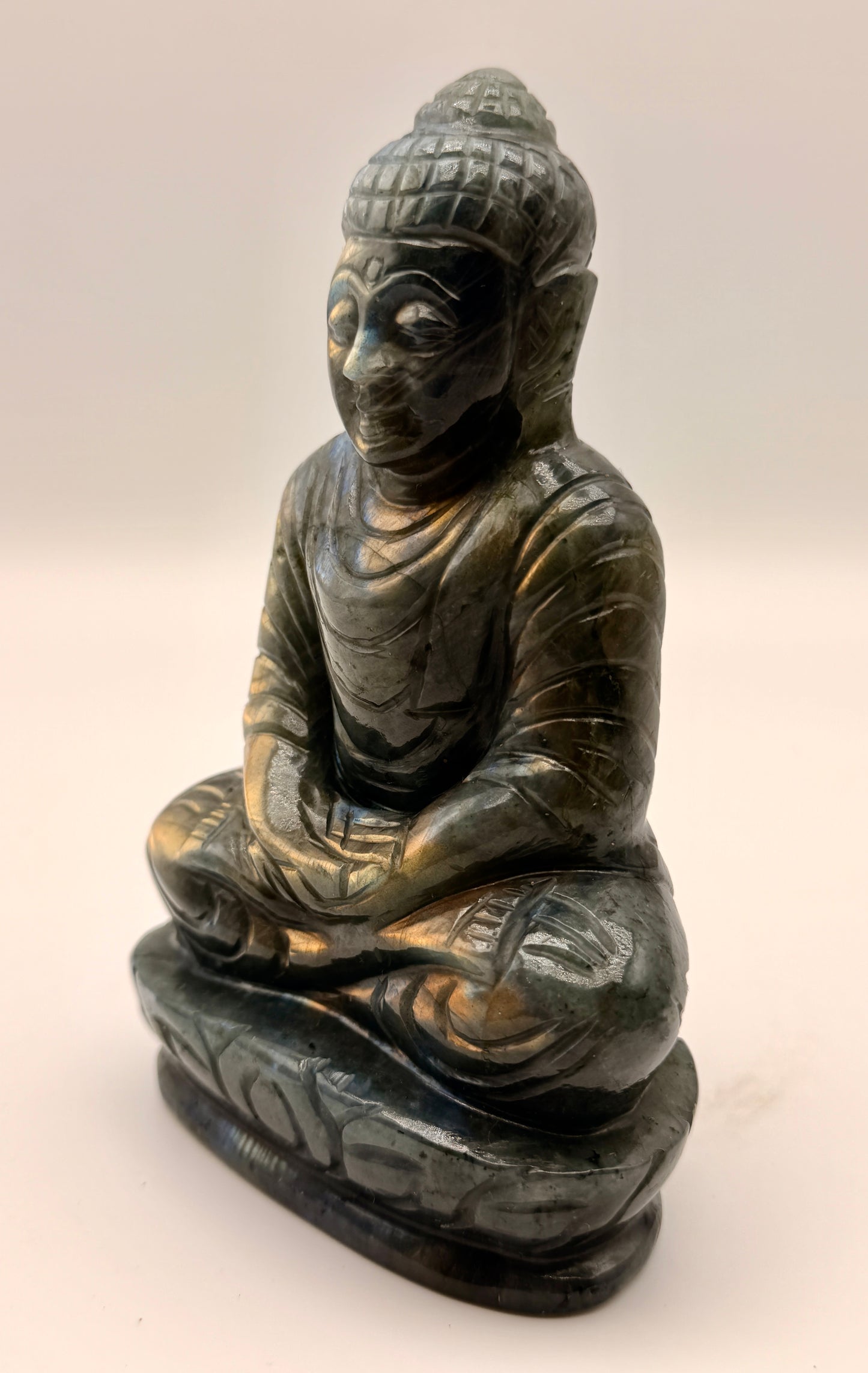 Labradorite Meditation Buddha Altar