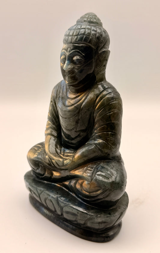 Labradorite Meditation Buddha Altar