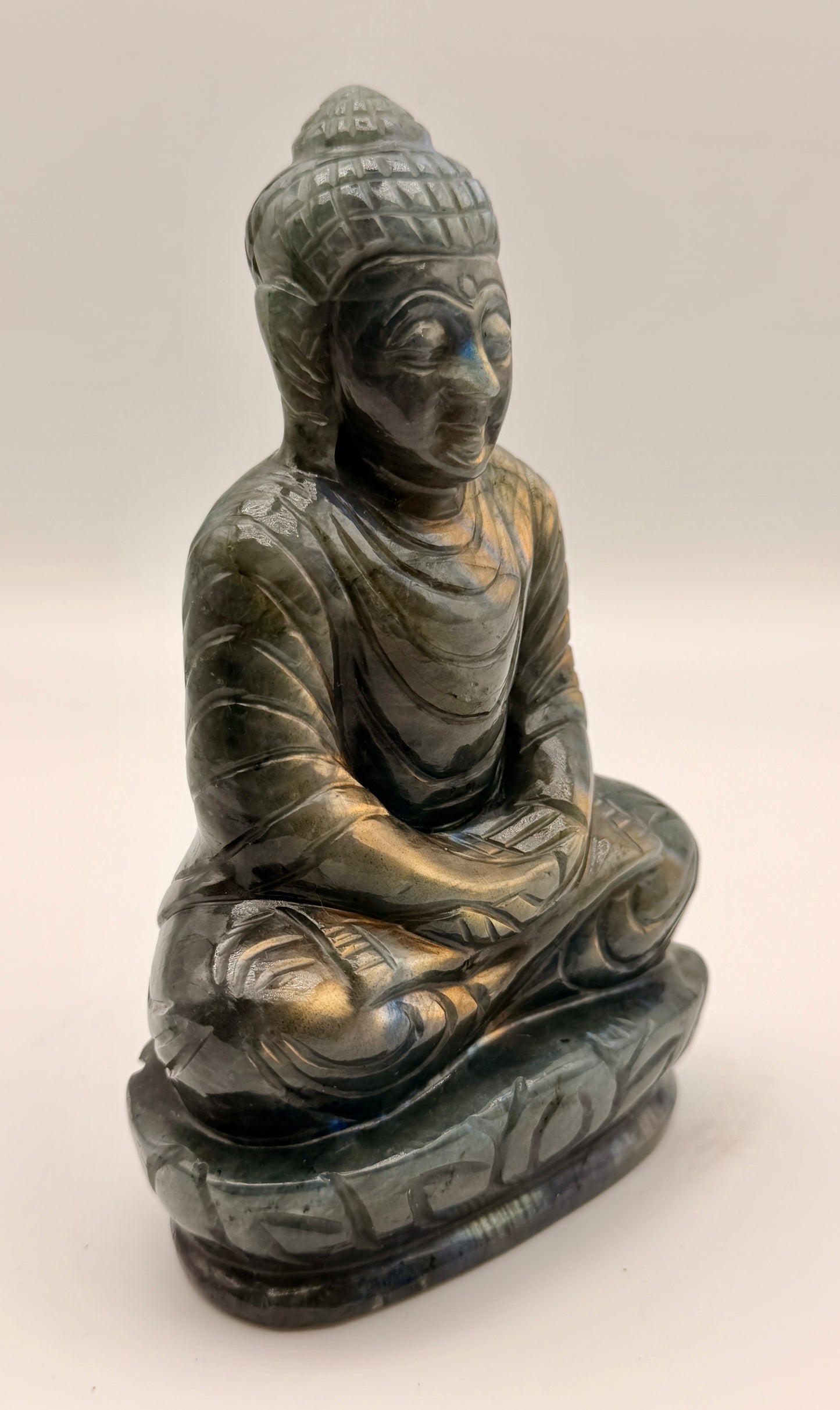 Labradorite Meditation Buddha Altar