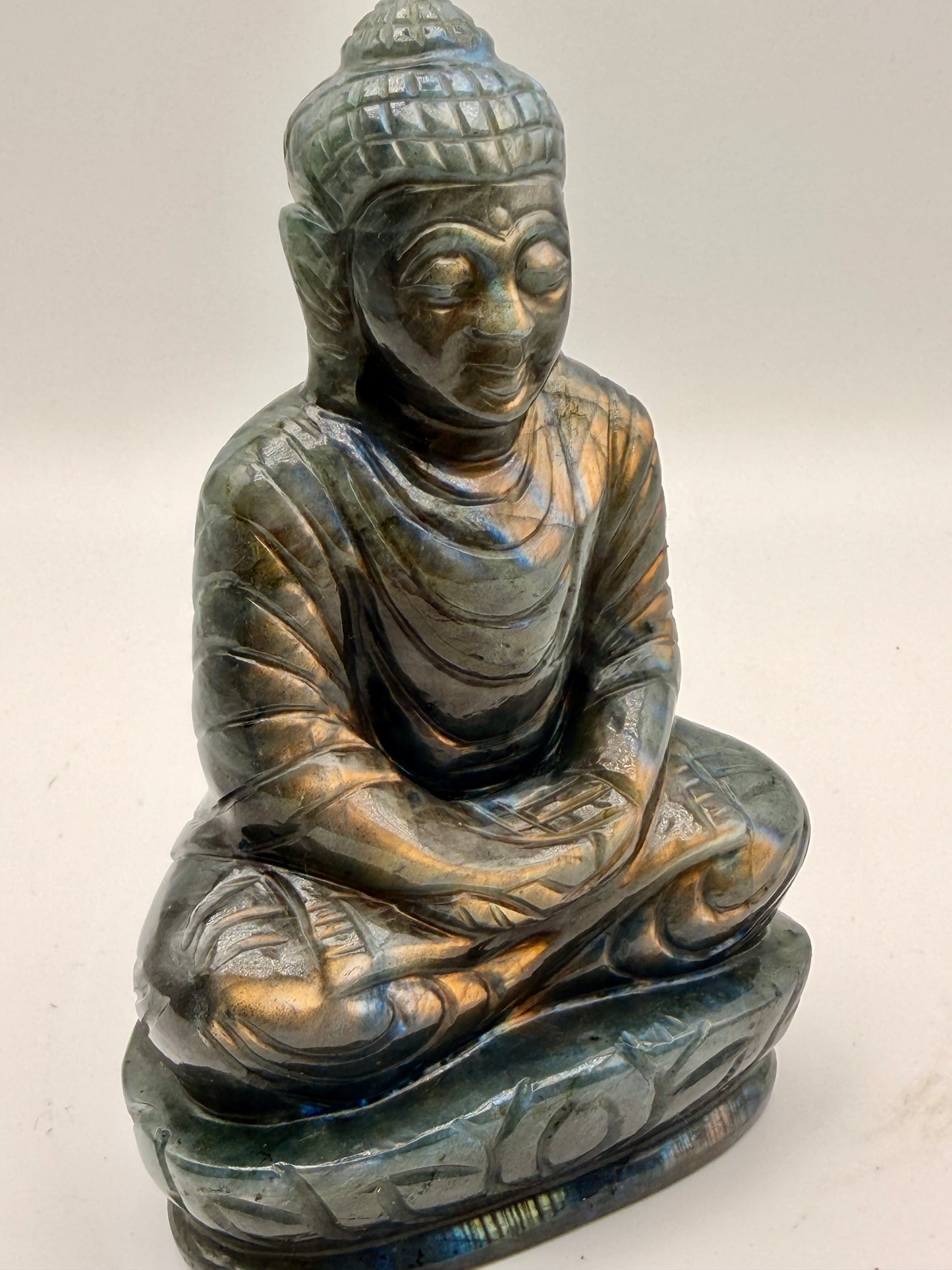 Labradorite Meditation Buddha Altar