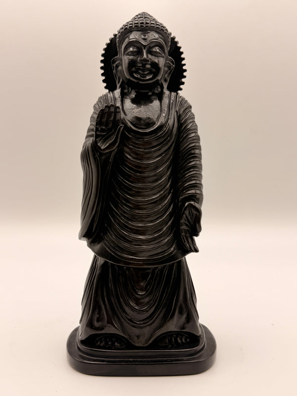 Black Tourmaline Buddha of Balance Altar