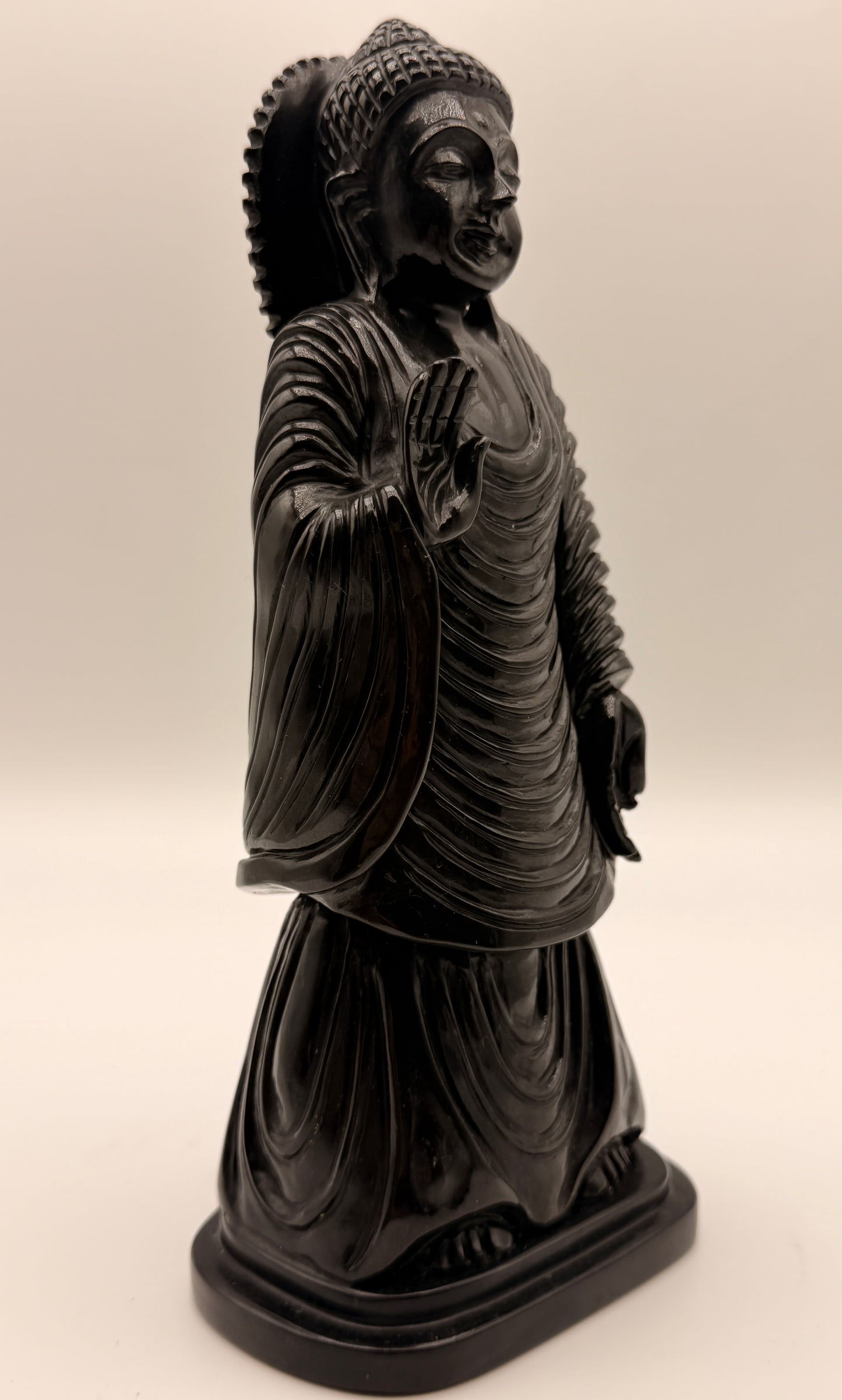 Black Tourmaline Buddha of Balance Altar