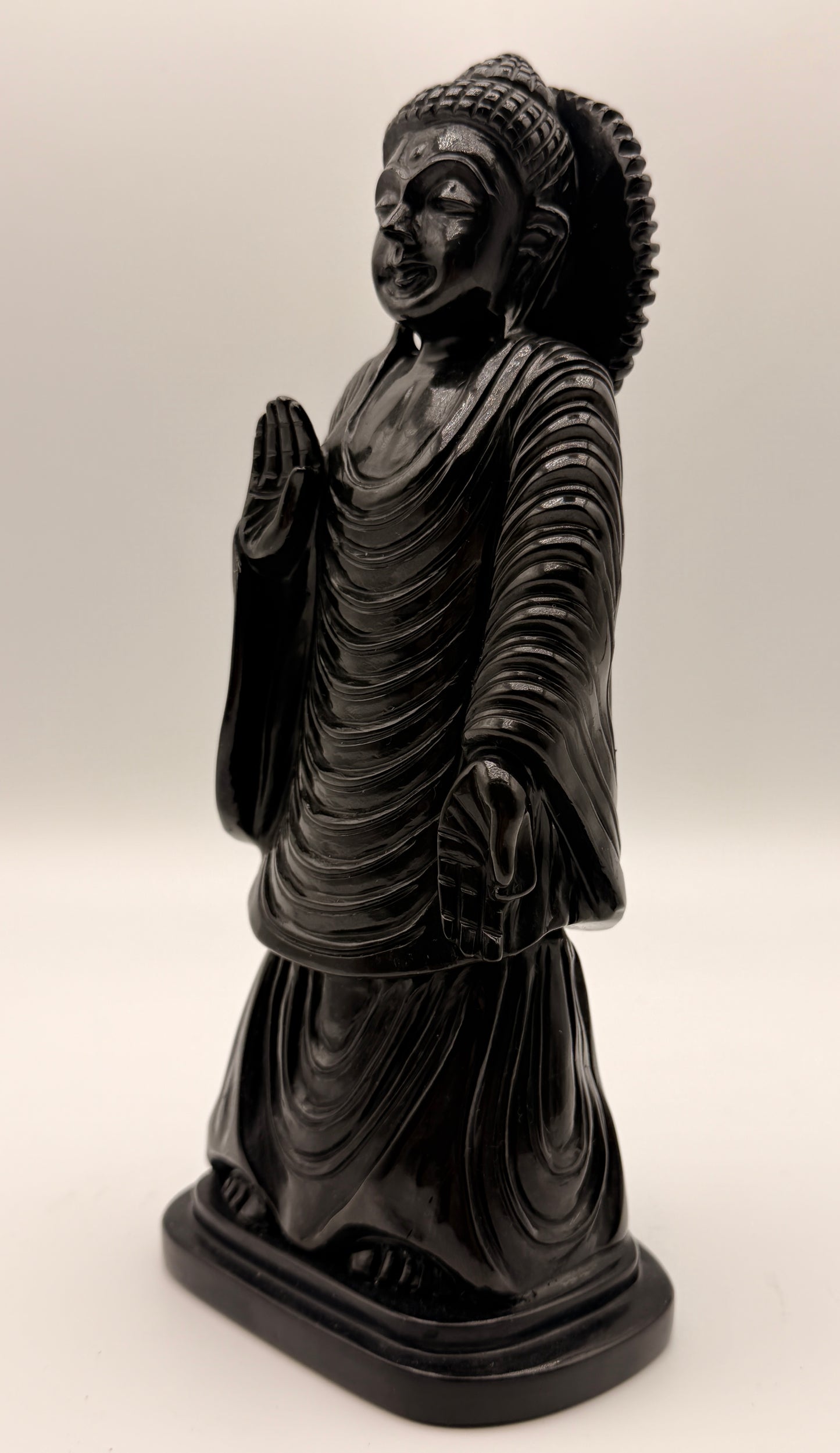 Black Tourmaline Buddha of Balance Altar