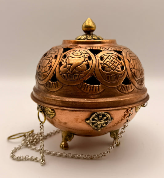 Copper & Brass Hanging Incense Burners