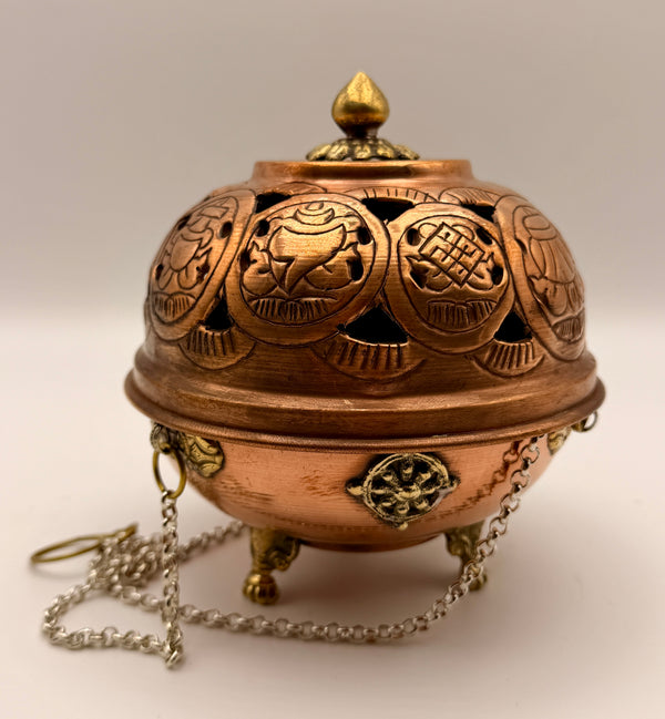 Copper & Brass Hanging Incense Burners