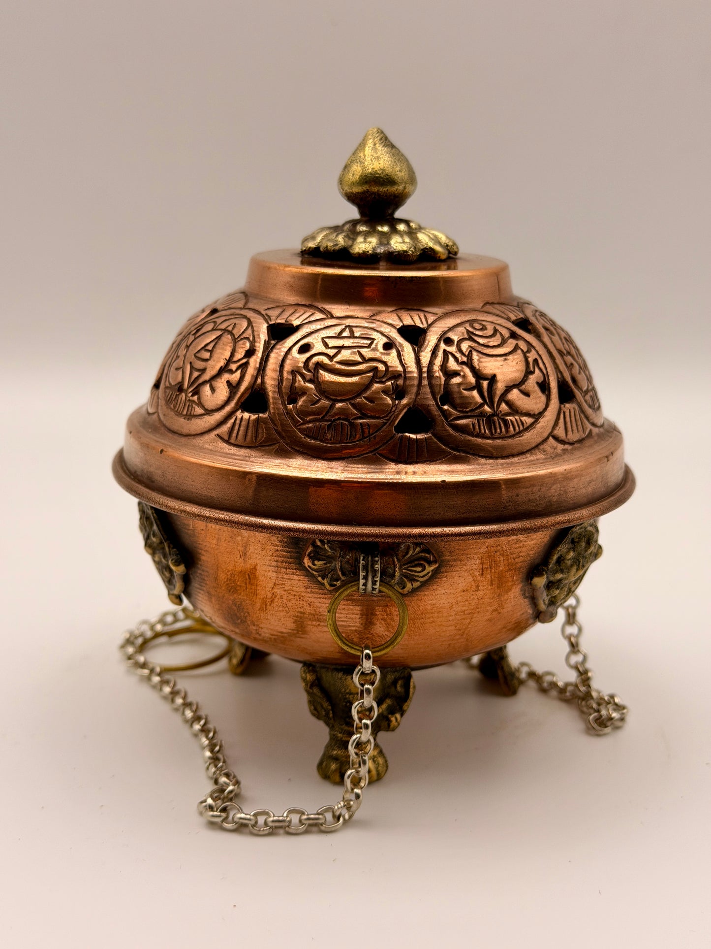 Copper & Brass Hanging Incense Burners