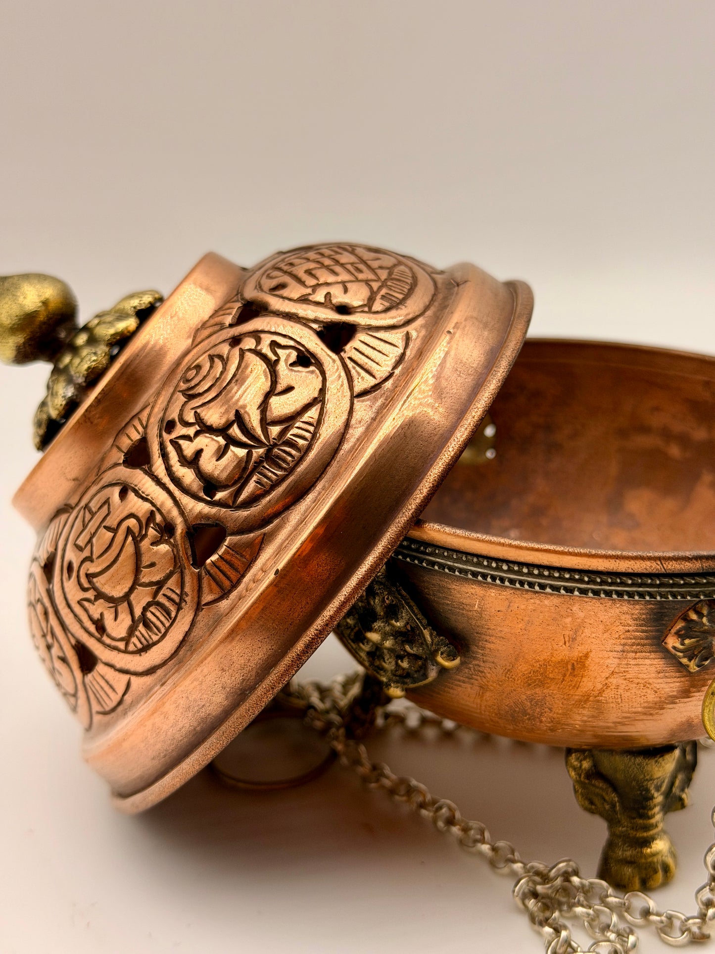 Copper & Brass Hanging Incense Burners