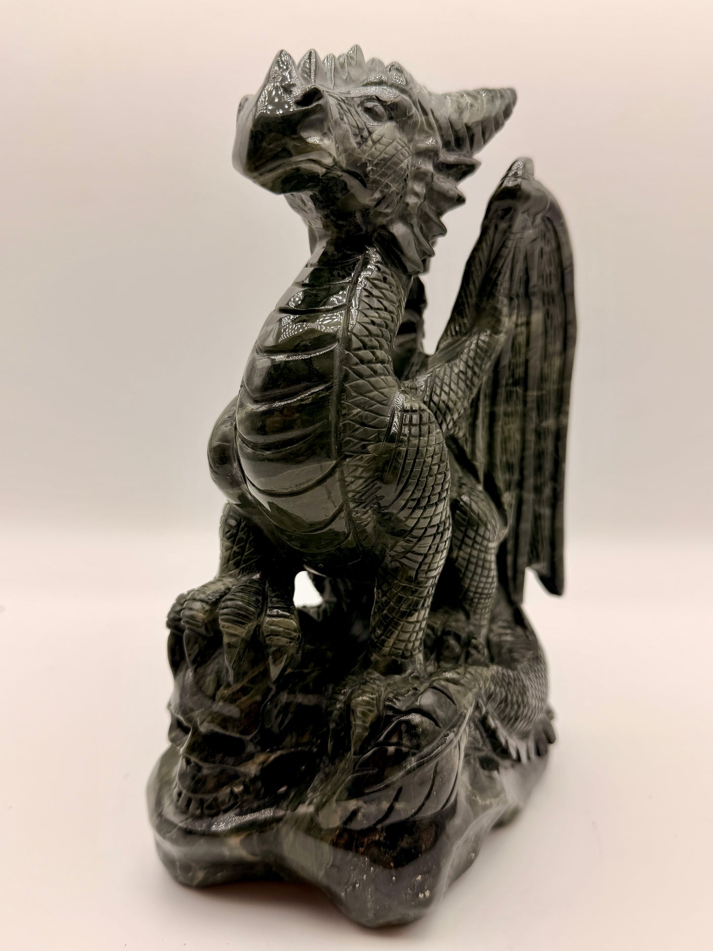 Dragon & Skull Statues