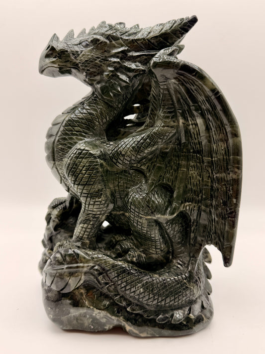 Dragon & Skull Statues