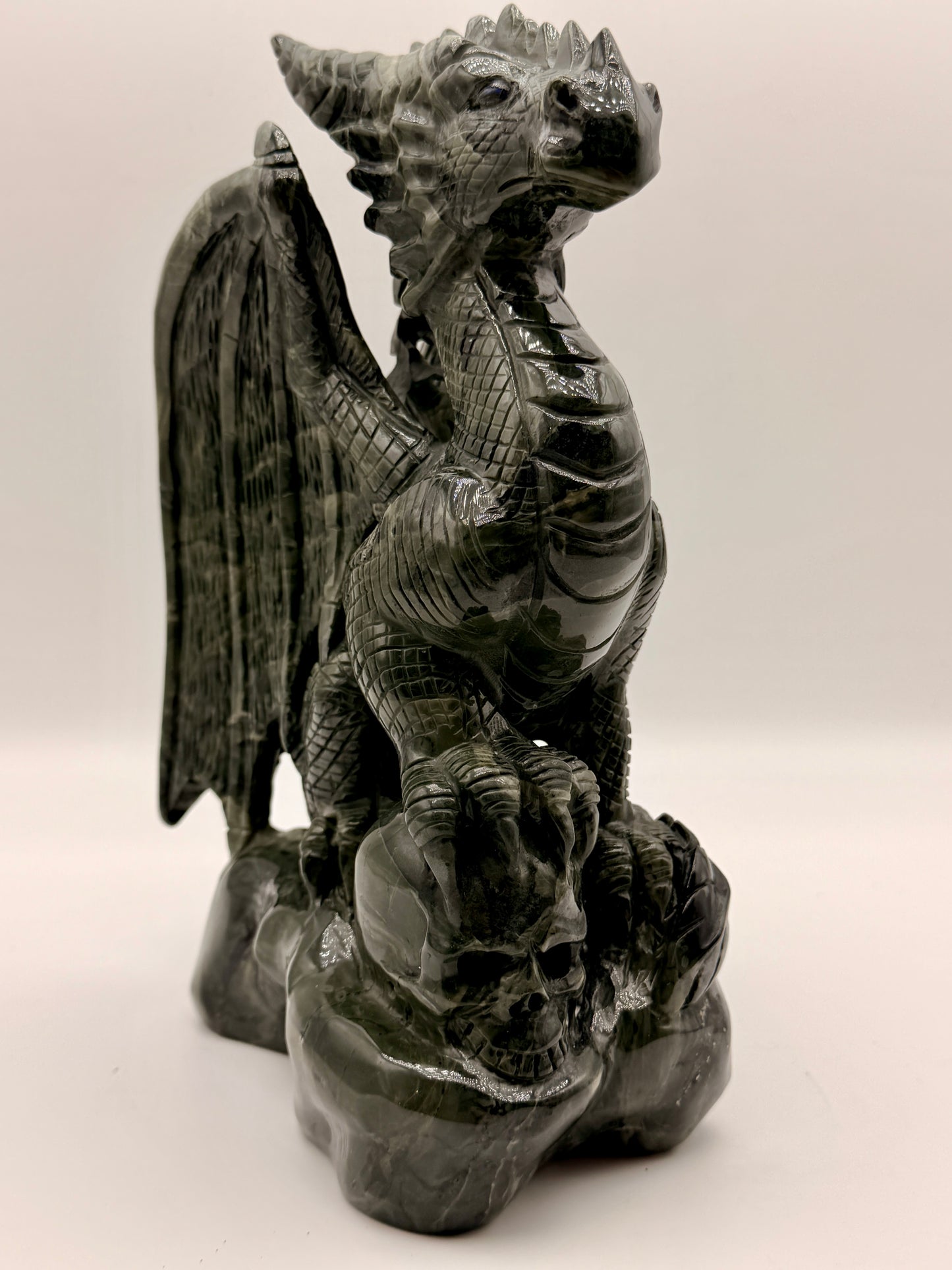 Dragon & Skull Statues