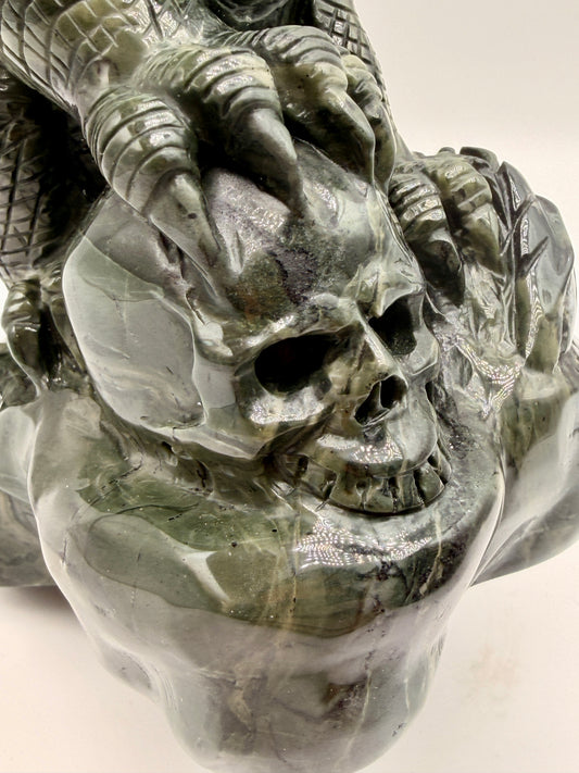 Dragon & Skull Statues