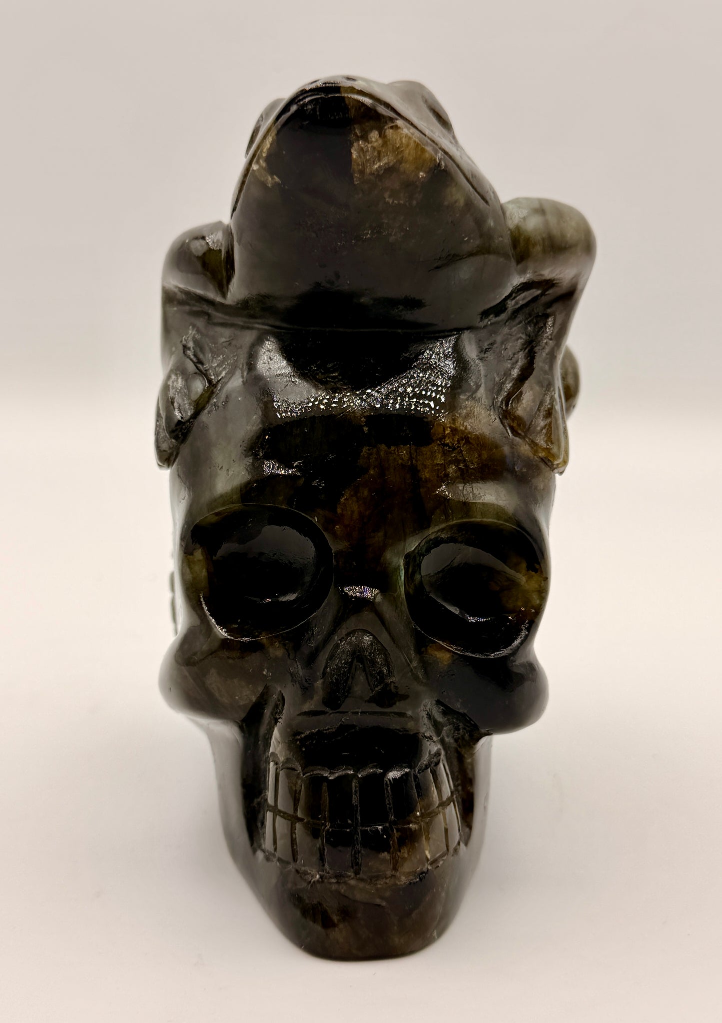 Labradorite Frog Skull