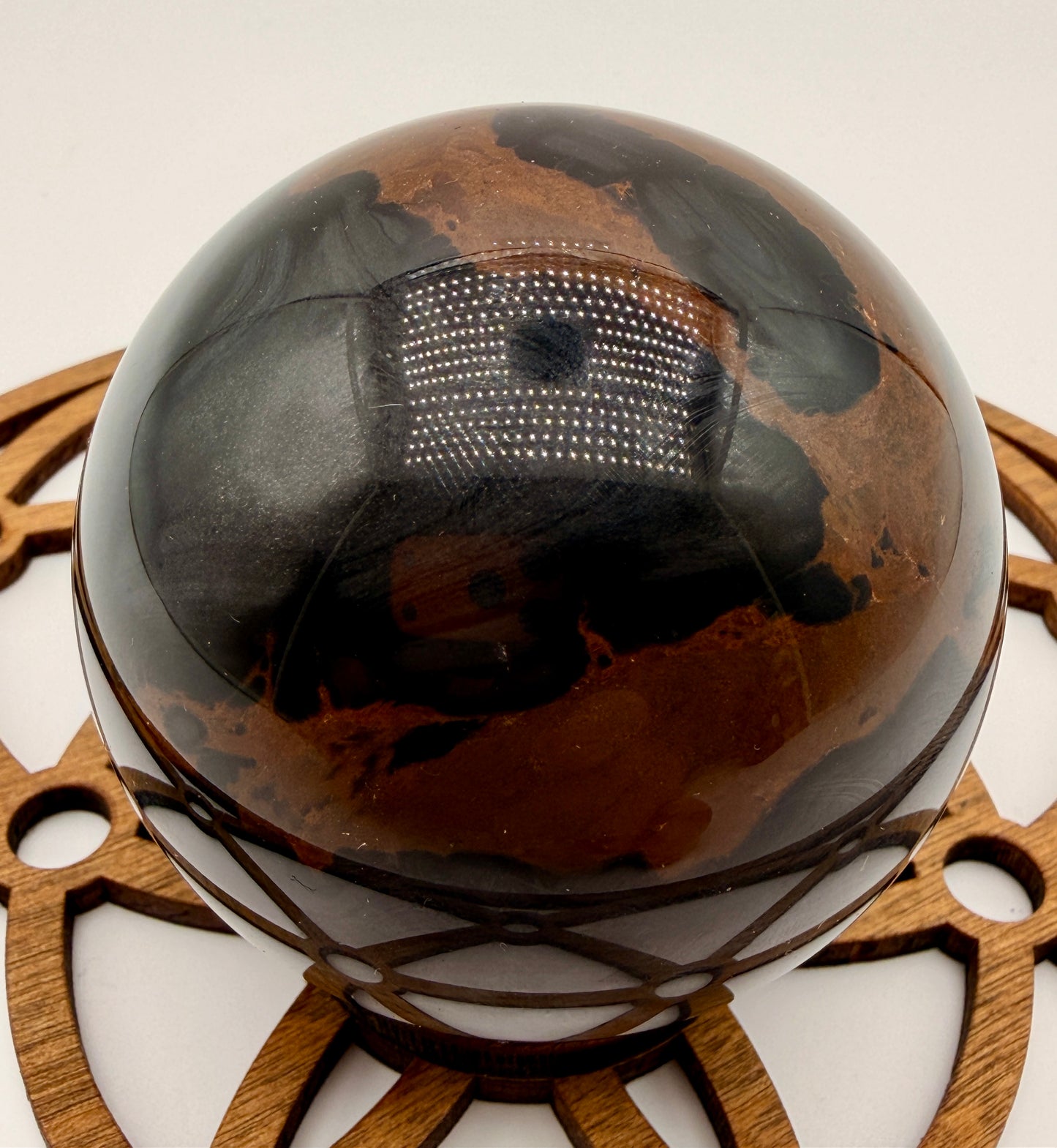 Blue Dragon Eye Obsidian Orbs