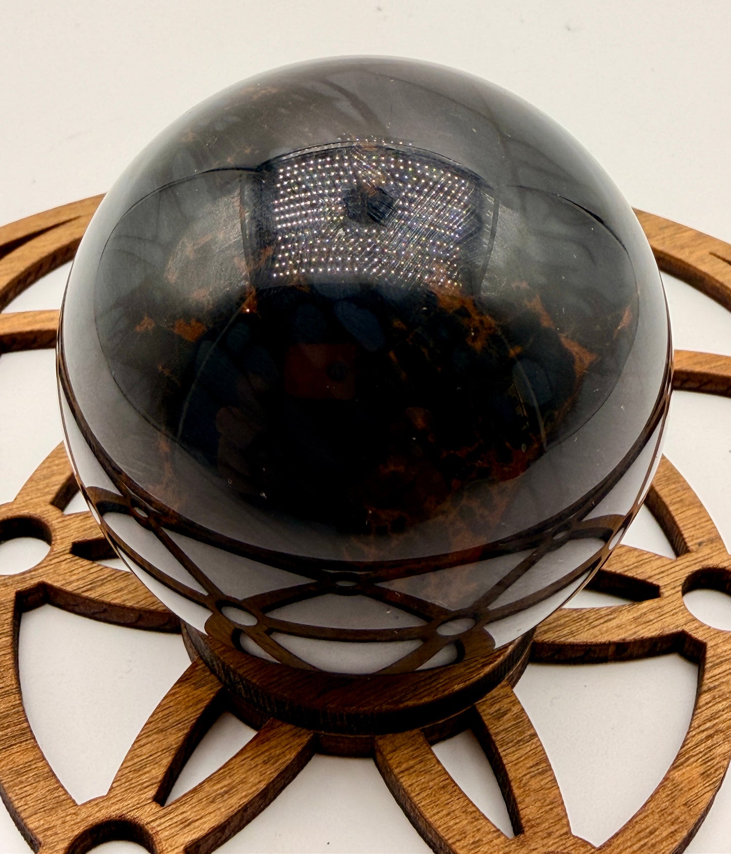 Blue Dragon Eye Obsidian Orbs