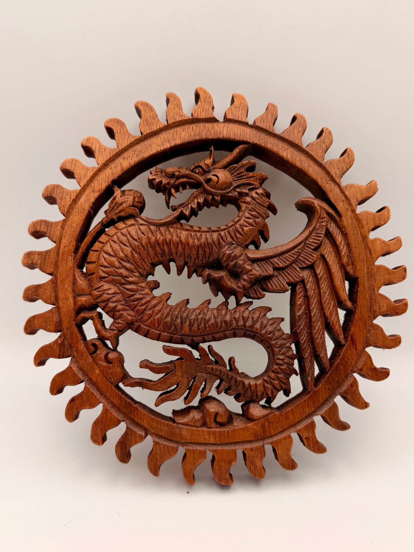 Teak wood Dragons