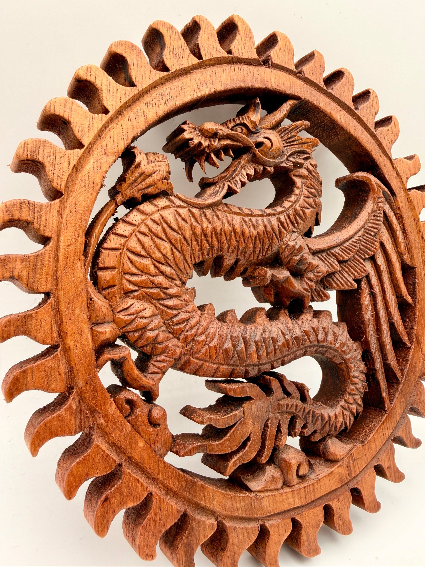 Teak wood Dragons