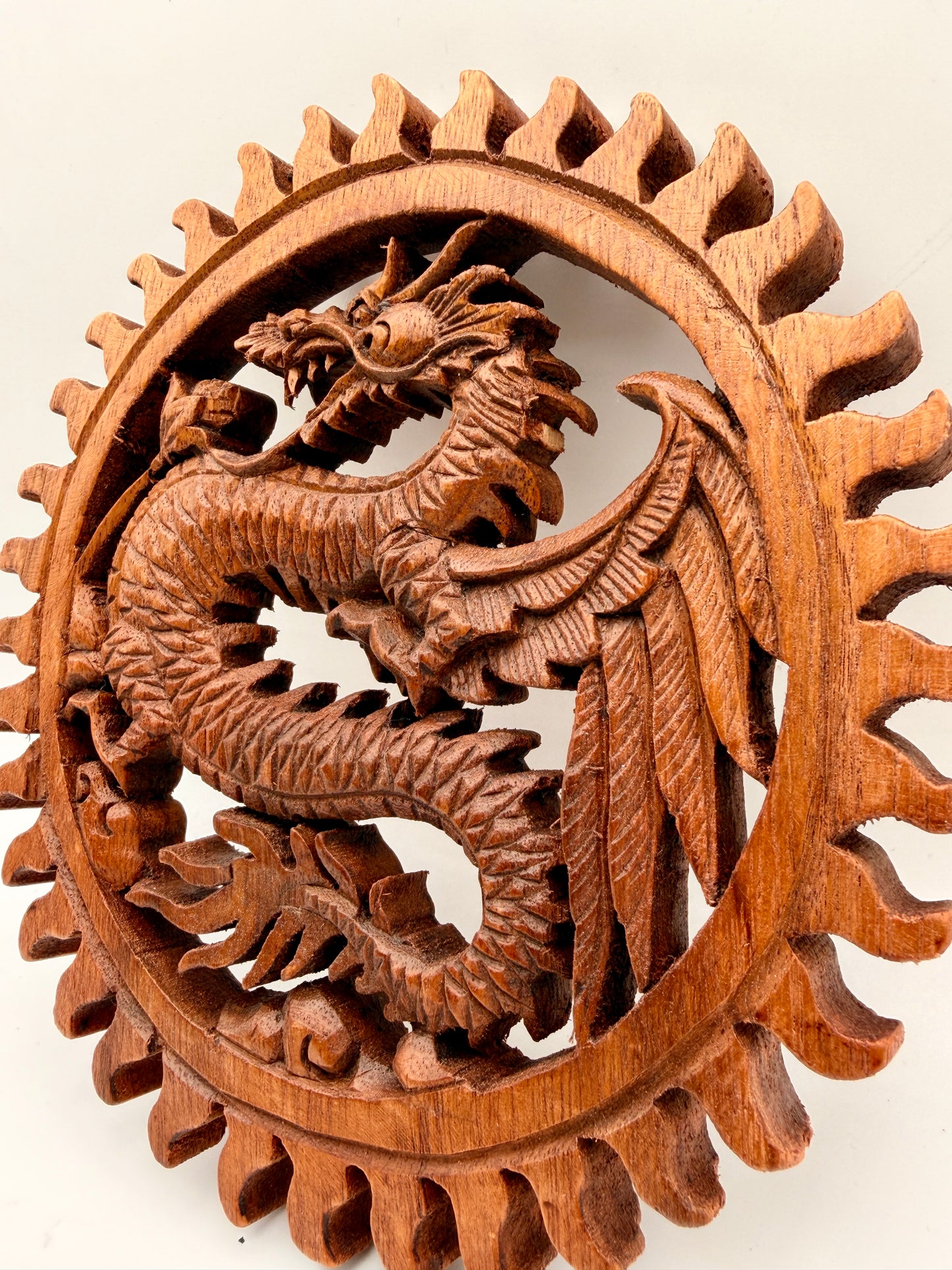Teak wood Dragons